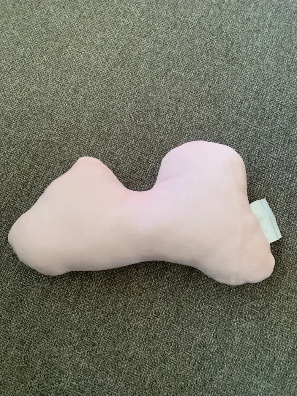Mini Barbie Pink Script Logo Plush Pillow 11”L